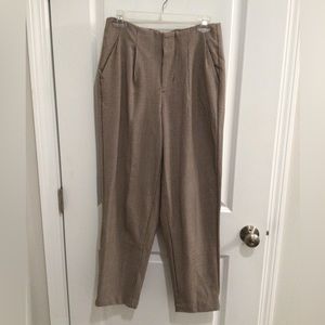 Plaid women’s dress pants, size 8